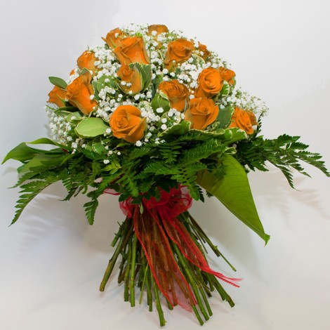 Bouquet Rose Oro/Arancio Medie
