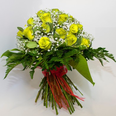 Bouquet Rose Gialle Medie