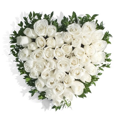 Cuore Funebre bianco